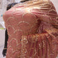 “The Golden Pink” Premium Designer Saree