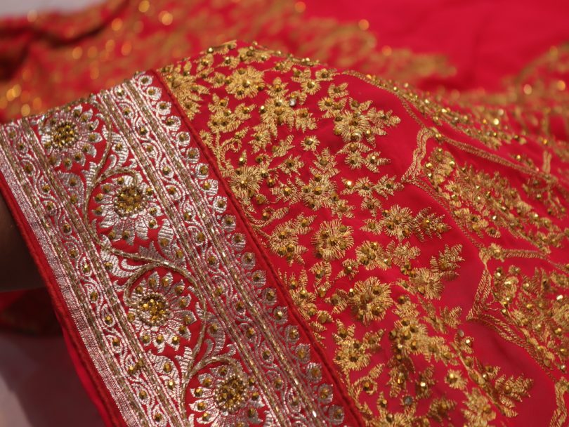 “The Red Salsa” Premium Designer Saree