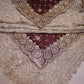 “The Floral White” Premium Designer Saree with Veil