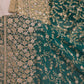 "The Persian Green Duet" Vol 3 Premium Designer Saree with Veil
