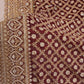 “The Wine Splash” Premium Designer Saree with Veil