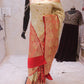 “The Floral White” Premium Bridal Banarasi Silk Saree