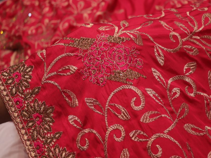 “The Raspberry Sorbet” Premium Designer Saree