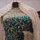"The Persian Green Duet" Premium Designer Saree with Veil