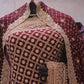 “The Wine Splash” Vol 2 Premium Designer Saree with Veil