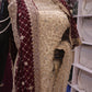 “The Floral White” Premium Designer Saree with Veil