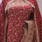 "The Royal Maroon" Vol 2 Bridal Saree with Veil