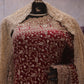 "The Royal Maroon" Vol 2 Bridal Saree with Veil