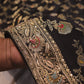 “The Raven Black” Premium Banarasi Silk Saree