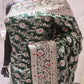 “The Green Moissanite” Premium Banarasi Silk Saree