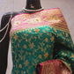 “The Persian Green Duet” Premium Banarasi Silk Saree