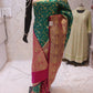 “The Persian Green Duet” Premium Banarasi Silk Saree