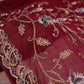 “The Deep Maroon” Premium Handcrafted Designer Saree