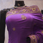 “The True Purple” Premium Handcrafted Designer Saree
