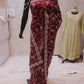 “The Deep Maroon” Premium Handcrafted Designer Saree