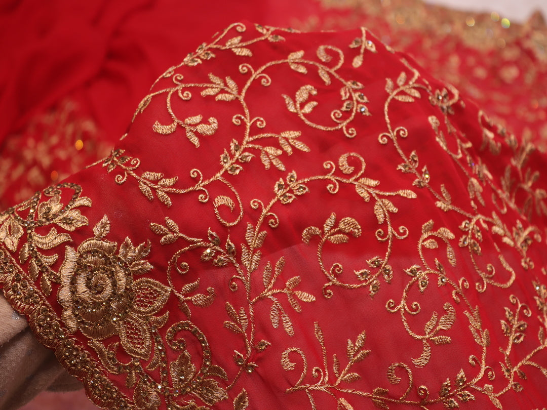 “The Red Chillies” Premium Designer Saree