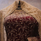 "The Dark Burgundy" Vol 3 Bridal Saree with Veil