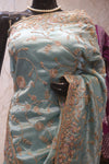 "The Ice Blue" Premium Designer Saree
