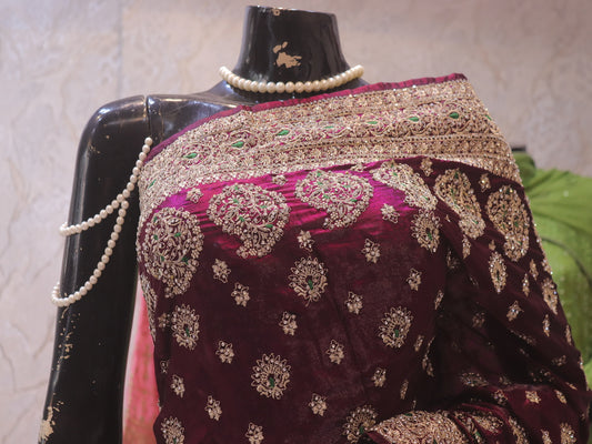 “The Wine” Premium Designer Saree