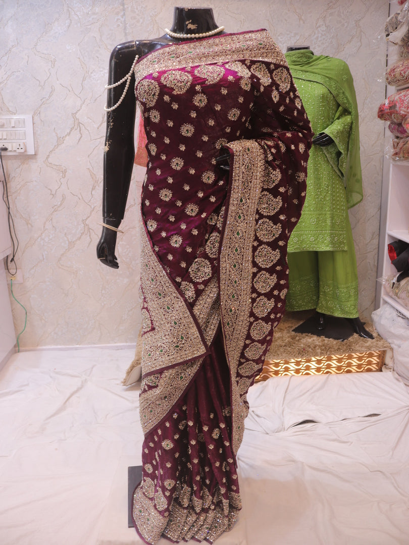 “The Wine” Premium Designer Saree