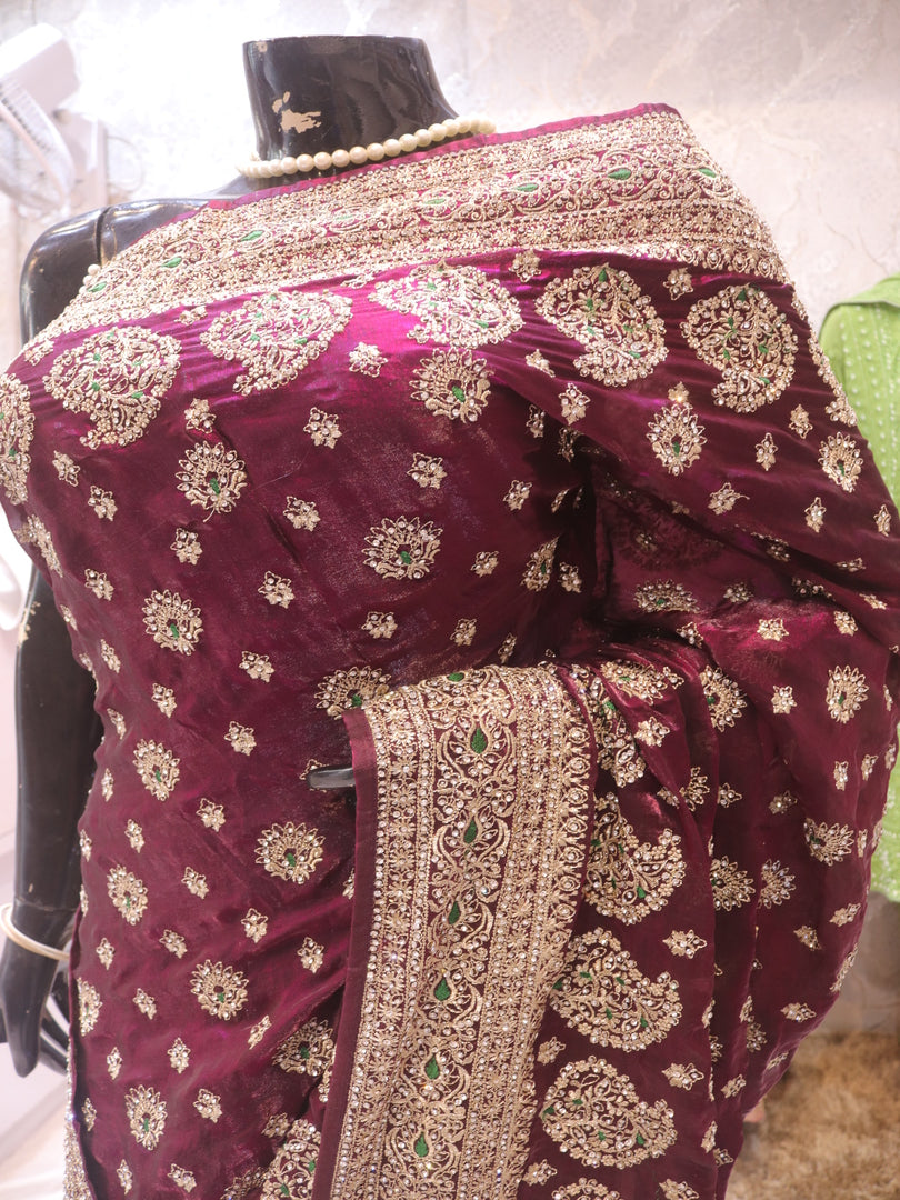 “The Wine” Premium Designer Saree