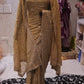 “The Golden Petals” Vol 6 Premium Designer Saree With Veil