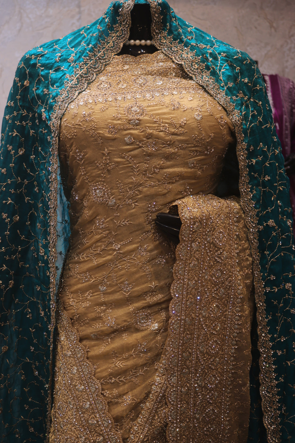 “The Golden Petals” Vol 5 Premium Designer Saree with Veil