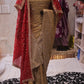 “The Golden Petals” Vol 4 Premium Designer Saree with Veil