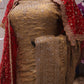 “The Golden Petals” Vol 4 Premium Designer Saree with Veil