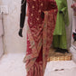 “The Raspberry Sorbet” Premium Rajwadi Saree