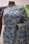 “The Columbia Blue” Premium Designer Saree