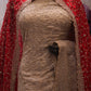 “The Champagne Gold” Premium Designer Saree with Veil