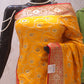 “The Golden Yellow” Premium Banarasi Silk Saree