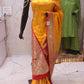“The Golden Yellow” Premium Banarasi Silk Saree