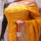 “The Golden Yellow” Premium Banarasi Silk Saree