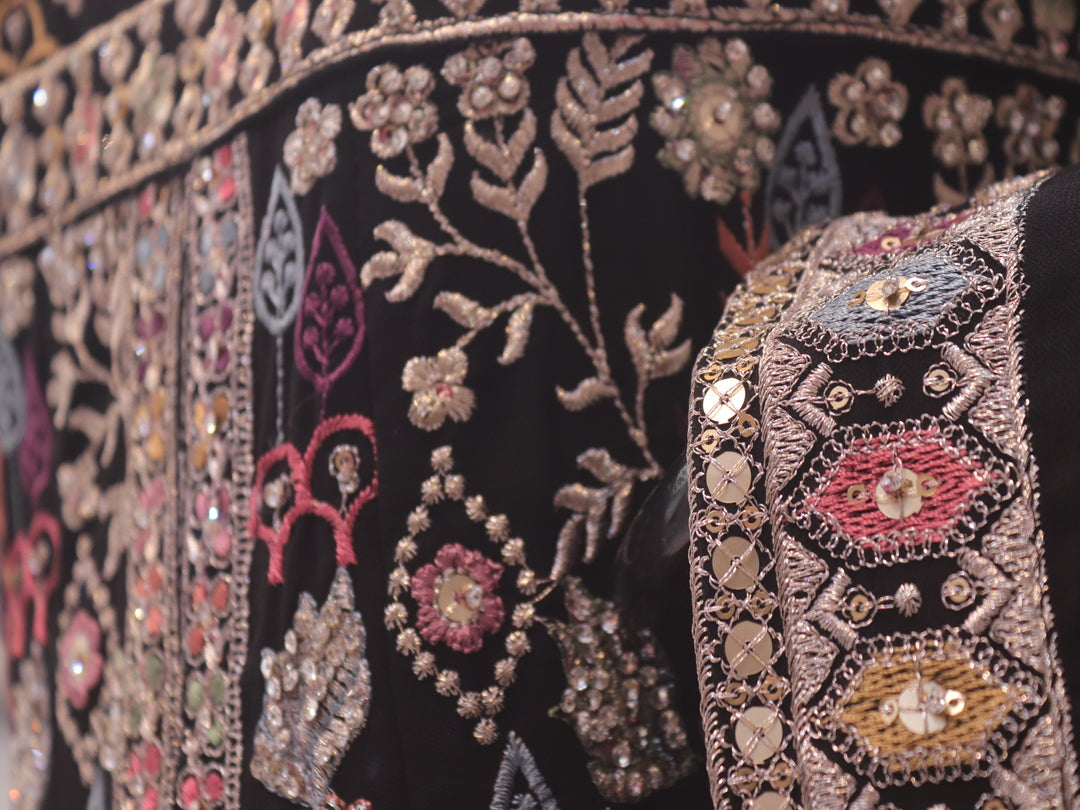 The Designer Pakistani Long Koti Style Ready to Wear Dress