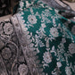 “The Persian Green” Premium Banarasi Silk Saree