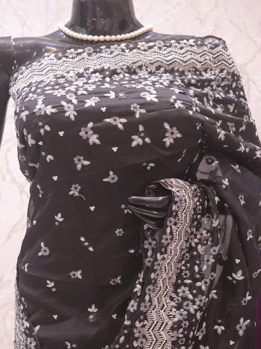 “The True Black” Premium Designer Saree