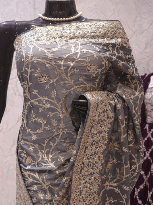 “The Silver Lining” Premium Designer Saree