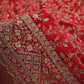 “The Bridal Red” Premium Designer Saree with Veil