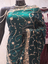 “The Emerald Green” Premium Designer Saree