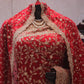“The Bridal Red” Premium Designer Saree with Veil
