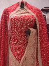 “The Bridal Red” Premium Designer Saree with Veil