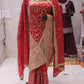 “The Bridal Red” Premium Designer Saree with Veil