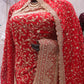 “The Bridal Red” Premium Designer Saree with Veil