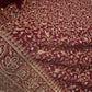 "The Dark Burgundy" Vol 2 Bridal Saree with Veil