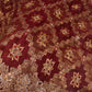 "The Regal Maroon" Premium Heavy Bridal Wedding Wear Handcrafted Banarasi Chiffon