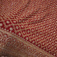 “The Grand Royal Red" Premium Bridal Saree With Veil
