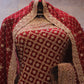 “The Grand Royal Red" Premium Bridal Saree With Veil
