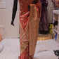 "The Carmine Red" Premium Banarasi Silk Saree